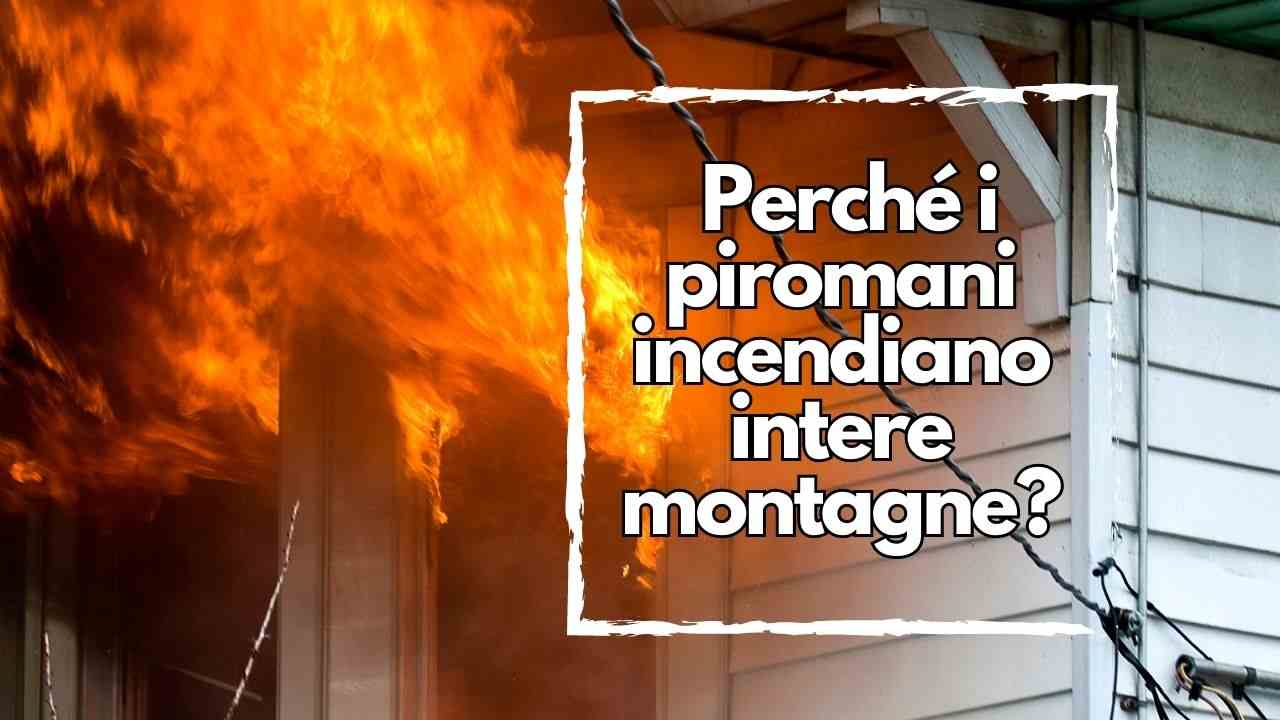 Incendi Montagne: Piromani - bonus.it 20230802