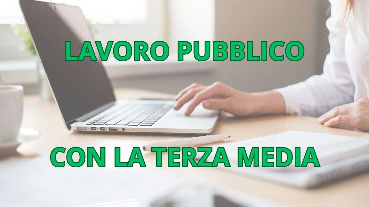 posti pubblici licenza media