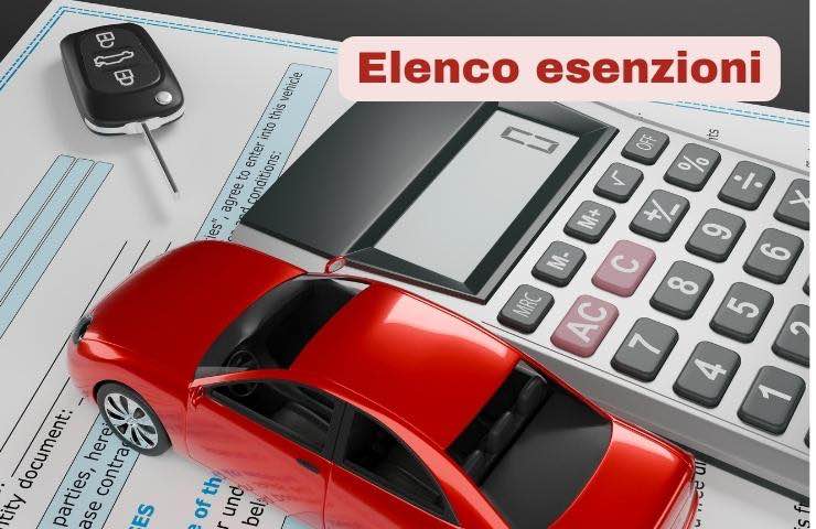 modellino auto e calcolatrice